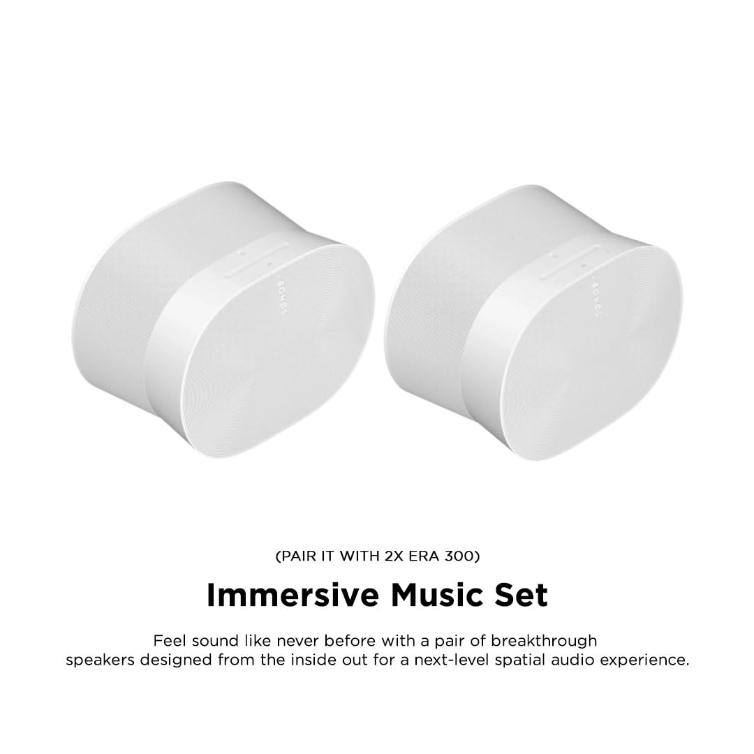 Sonos Era 300 Wireless Speaker - The Spatial Audio Speaker with Dolby Atmos, White