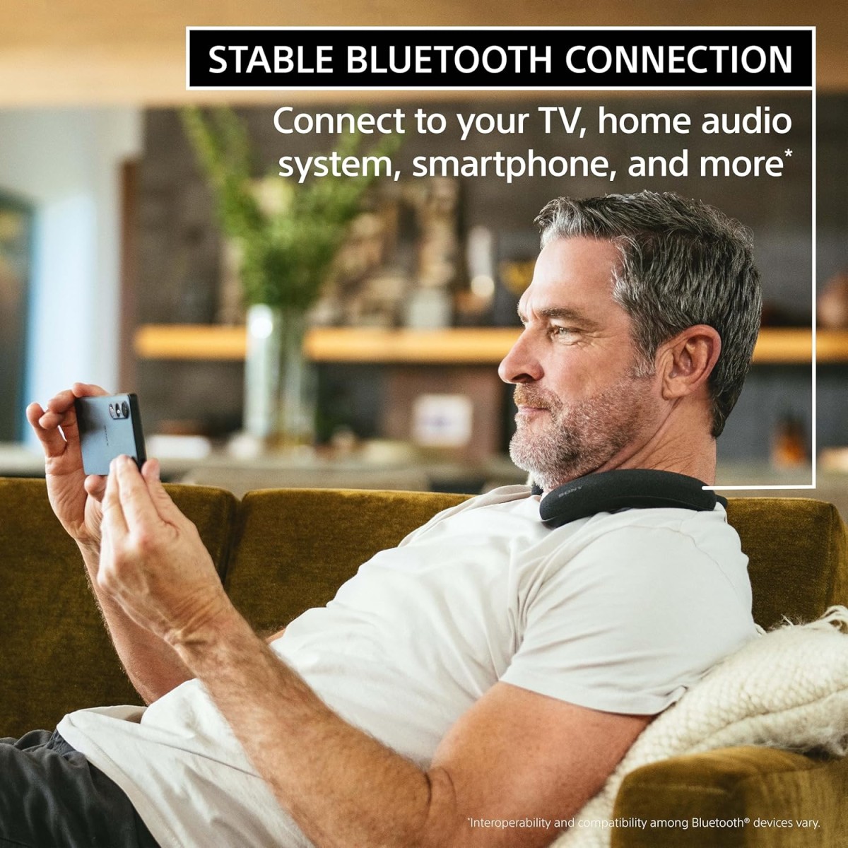 Sony BRAVIA Theater U Wireless Wearable TV Speaker with Dolby Atmos & Bluetooth, Personalized Home Theater Audio, Gaming Compatibility, Built-in mic, 12 Hrs Battery Life, IPX4 Splash-Resistant(HT-AN7) Sony BRAVIA Theater U Wireless Wearable TV Speaker with Dolby Atmos & Bluetooth, Personalized Home Theater Audio, Gaming Compatibility, Built-in mic, 12 Hrs Battery Life, IPX4 Splash-Resistant(HT-AN7)