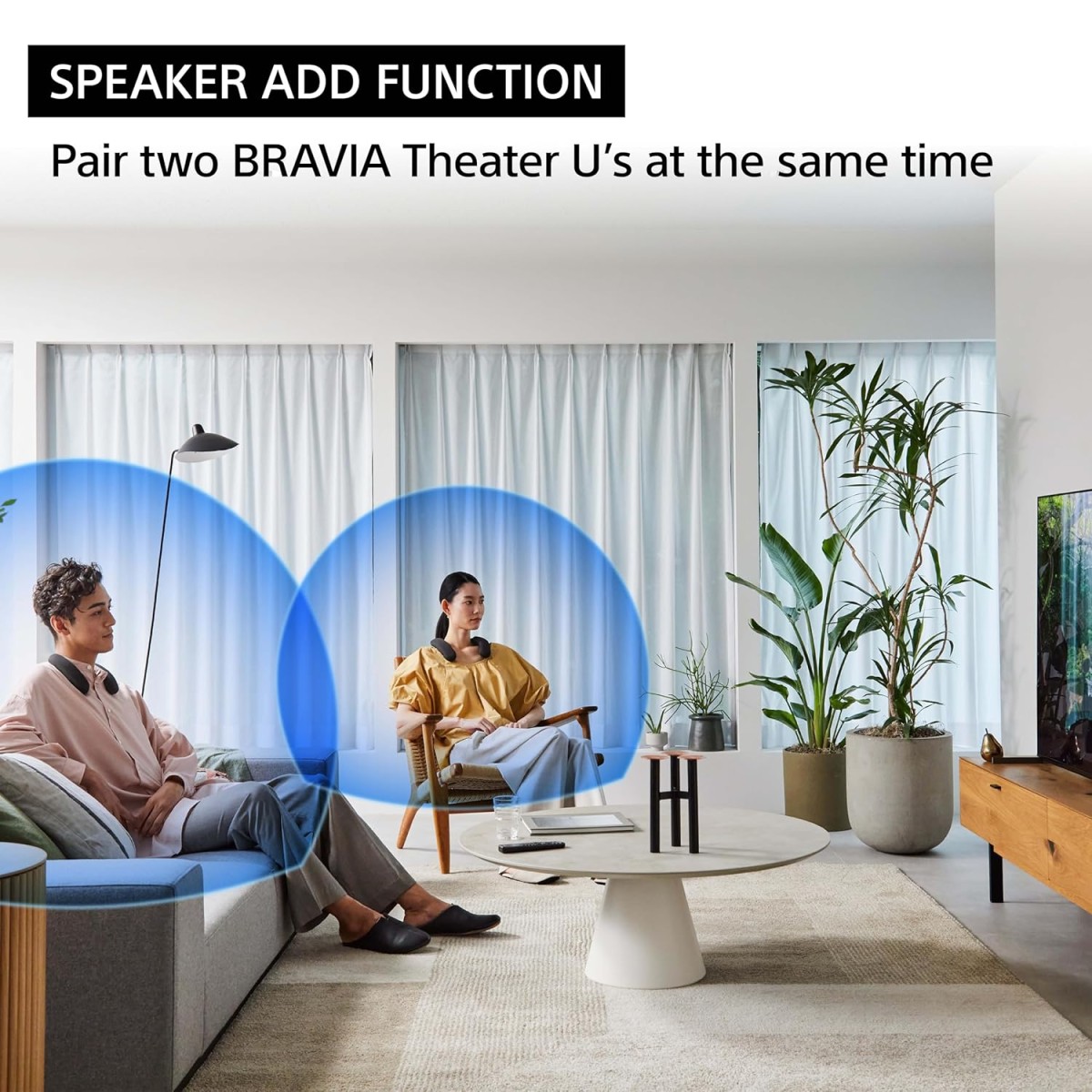 Sony BRAVIA Theater U Wireless Wearable TV Speaker with Dolby Atmos & Bluetooth, Personalized Home Theater Audio, Gaming Compatibility, Built-in mic, 12 Hrs Battery Life, IPX4 Splash-Resistant(HT-AN7) Sony BRAVIA Theater U Wireless Wearable TV Speaker with Dolby Atmos & Bluetooth, Personalized Home Theater Audio, Gaming Compatibility, Built-in mic, 12 Hrs Battery Life, IPX4 Splash-Resistant(HT-AN7)