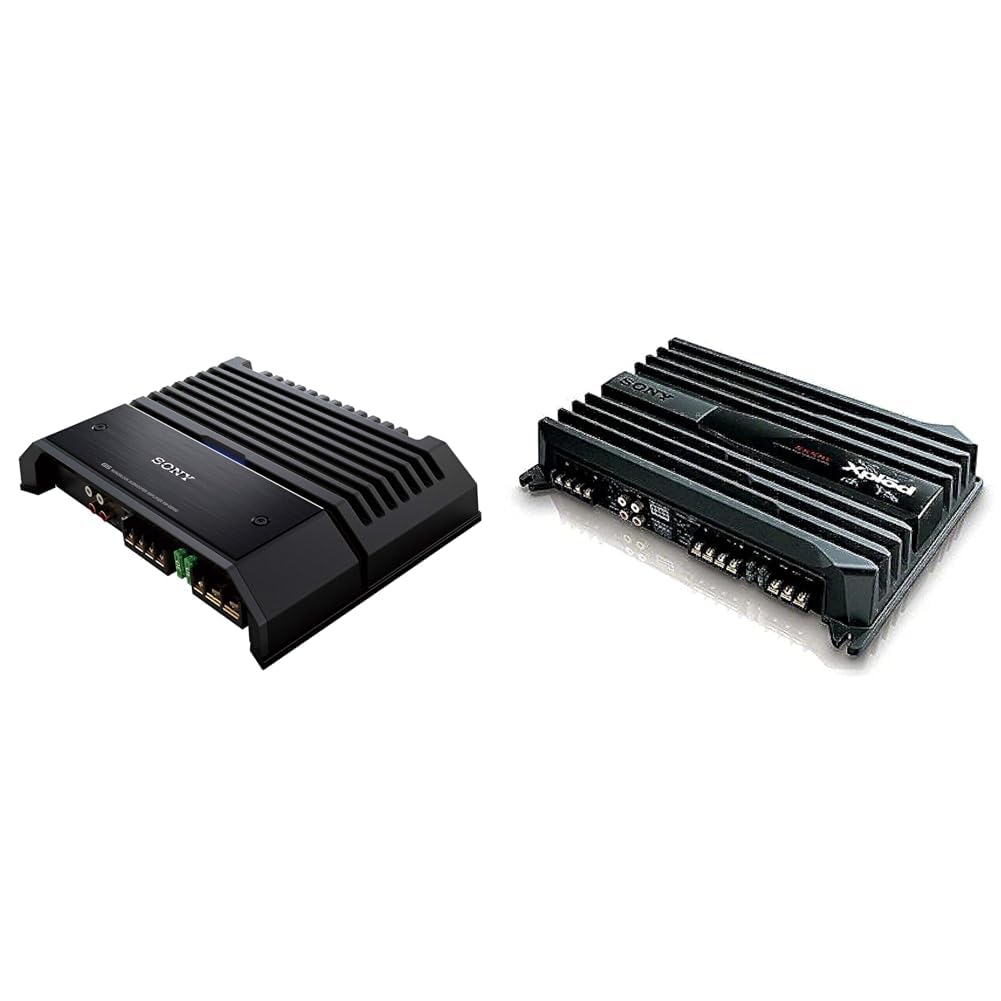 Sony Car Amplifier XM-GS100 330W Mono Class D Amplifier (Black), Rated Power: 4ohm - 330W x 1, 2ohm