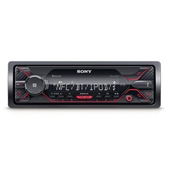 Sony Car Stereo DSX-A410BT Digital Media Receiver with NFC, Bluetooth, USB, AUX, FM (Black), PRE Out - 2 x 2V, Output Power - 55W x 4, 10 Band Equalizer