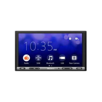 Sony Car Stereo XAV-AX3200 17.6 cm (6.95 inch) Digital Media Receiver with Bluetooth, Android Auto, Apple Car Play, WebLink™ Cast, PRE Out - 3 x 2V, Output Power - 55W x 4, 10 Band Equalizer Sony Car Stereo XAV-AX3200 17.6 cm (6.95 inch) Digital Media Receiver with Bluetooth, Android Auto, Apple Car Play, WebLink™ Cast, PRE Out - 3 x 2V, Output Power - 55W x 4, 10 Band Equalizer