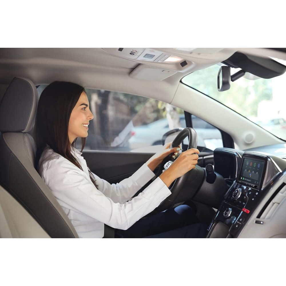 Sony Car Stereo XAV-AX4000 17.6 cm (6.95 inch) Digital Media Receiver with Bluetooth, Wireless Android Auto, Wireless Apple Car Play, PRE Out - 3 x 5V, Output Power - 55W x 4