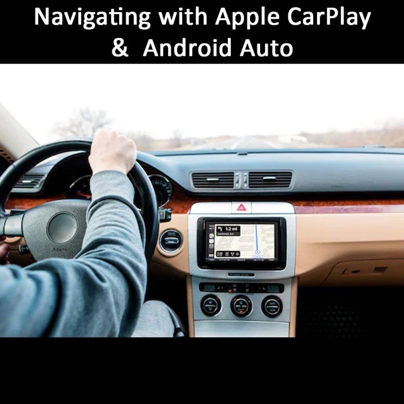 Sony Car Stereo XAV-AX5500 17.6 cm (6.95 inch) Capacitive Touch Screen Digital Media Receiver with Bluetooth, Android Auto, Apple Car Play, WebLink™ Cast, PRE Out - 3 x 5V, Output Power - 55W x 4 Sony Car Stereo XAV-AX5500 17.6 cm (6.95 inch) Capacitive Touch Screen Digital Media Receiver with Bluetooth, Android Auto, Apple Car Play, WebLink™ Cast, PRE Out - 3 x 5V, Output Power - 55W x 4