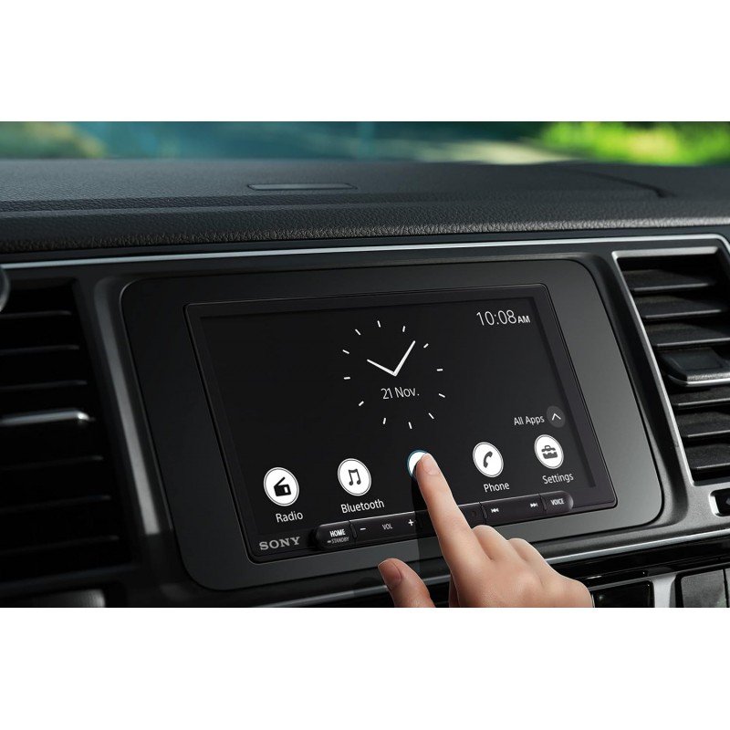Sony Car Stereo XAV-AX5500 17.6 cm (6.95 inch) Capacitive Touch Screen Digital Media Receiver with Bluetooth, Android Auto, Apple Car Play, WebLink™ Cast, PRE Out - 3 x 5V, Output Power - 55W x 4 Sony Car Stereo XAV-AX5500 17.6 cm (6.95 inch) Capacitive Touch Screen Digital Media Receiver with Bluetooth, Android Auto, Apple Car Play, WebLink™ Cast, PRE Out - 3 x 5V, Output Power - 55W x 4