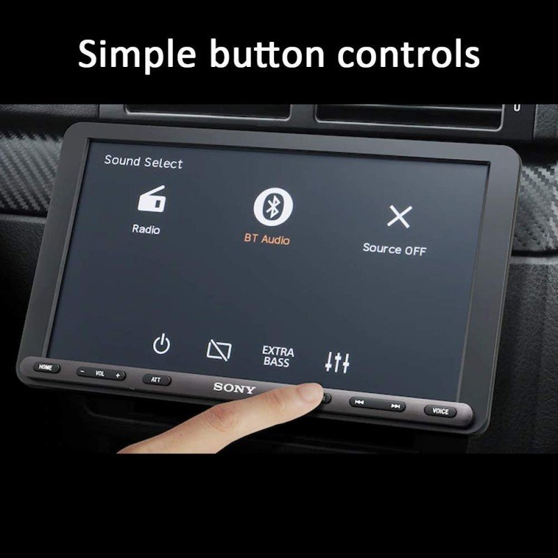 Sony Car Stereo XAV-AX5500 17.6 cm (6.95 inch) Capacitive Touch Screen Digital Media Receiver with Bluetooth, Android Auto, Apple Car Play, WebLink™ Cast, PRE Out - 3 x 5V, Output Power - 55W x 4 Sony Car Stereo XAV-AX5500 17.6 cm (6.95 inch) Capacitive Touch Screen Digital Media Receiver with Bluetooth, Android Auto, Apple Car Play, WebLink™ Cast, PRE Out - 3 x 5V, Output Power - 55W x 4
