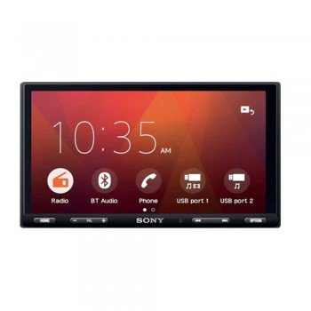 Sony Car Stereo XAV-AX5500 17.6 cm (6.95 inch) Capacitive Touch Screen Digital Media Receiver with Bluetooth, Android Auto, Apple Car Play, WebLink™ Cast, PRE Out - 3 x 5V, Output Power - 55W x 4