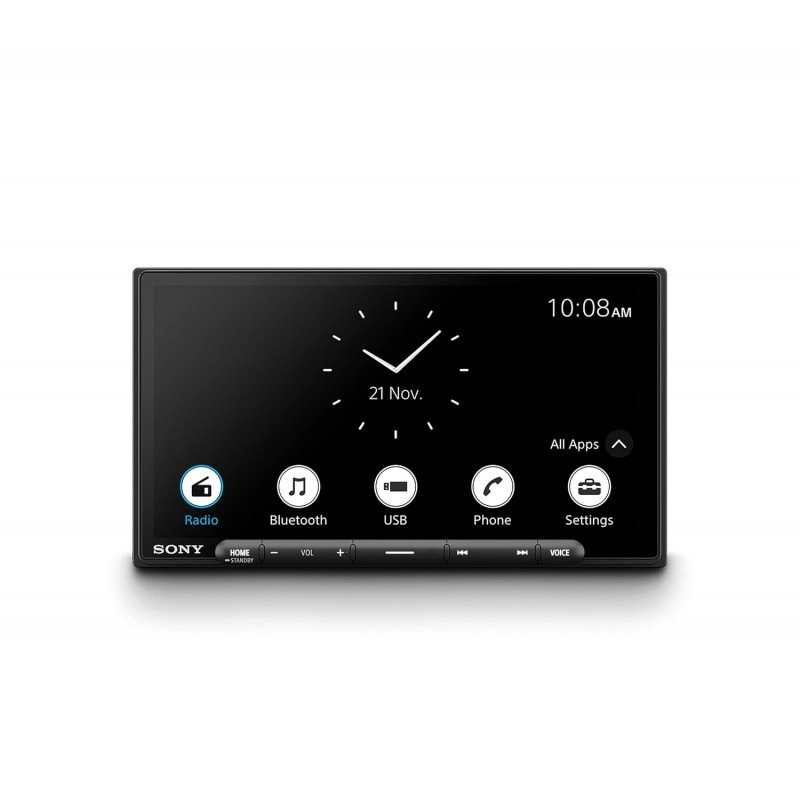 Sony Car Stereo XAV-AX5500 17.6 cm (6.95 inch) Capacitive Touch Screen Digital Media Receiver with Bluetooth, Android Auto, Apple Car Play, WebLink™ Cast, PRE Out - 3 x 5V, Output Power - 55W x 4 Sony Car Stereo XAV-AX5500 17.6 cm (6.95 inch) Capacitive Touch Screen Digital Media Receiver with Bluetooth, Android Auto, Apple Car Play, WebLink™ Cast, PRE Out - 3 x 5V, Output Power - 55W x 4