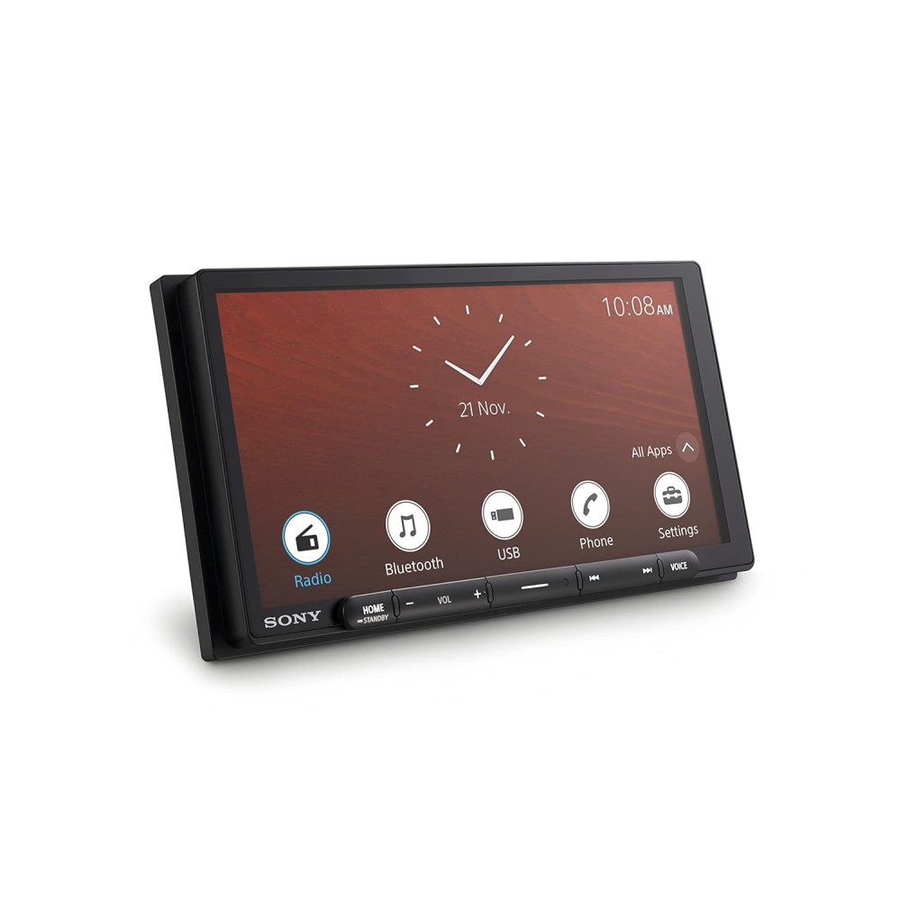 Sony Car Stereo XAV-AX8100 22.7 cm (8.95 inch) Large Screen Digital Media Receiver with HDMI, Bluetooth, Android Auto, Apple Car Play, WebLink™ Cast, PRE Out - 3 x 5V, Output Power - 55W x 4