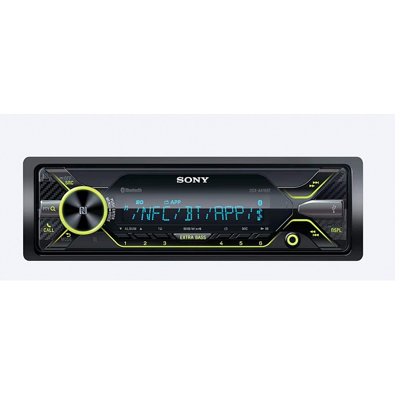 Sony DSX-A416BT Car Media Receiver with Bluetooth Technology (Black)