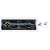 Sony DSX-A416BT Single Din Bluetooth Front USB AUX Multi-Color Car Stereo Digital Media Receiver Bundled with Earbuds (No CD Player)