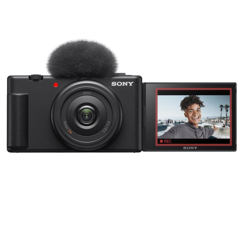 Sony Digital Camera ZV-1F for Content Creators with Ultra-Wide 20mm Prime Lens | Soft Skin Feature | Bokeh | Creative Look | Active Mode Stabilisation -Black Sony Digital Camera ZV-1F for Content Creators with Ultra-Wide 20mm Prime Lens | Soft Skin Feature | Bokeh | Creative Look | Active Mode Stabilisation -Black