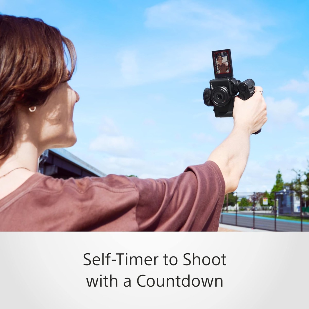 Sony Digital Camera ZV-1F for Content Creators with Ultra-Wide 20mm Prime Lens | Soft Skin Feature | Bokeh | Creative Look | Active Mode Stabilisation -Black