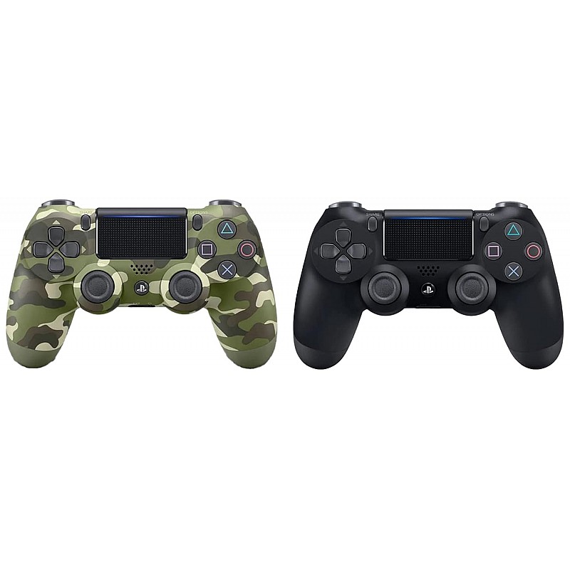 Sony Dualshock 4 Wireless Controller - V2 Green Cammo (PlayStation 4)