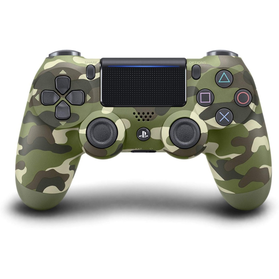 Sony Dualshock 4 Wireless Controller - V2 Green Cammo (PlayStation 4)