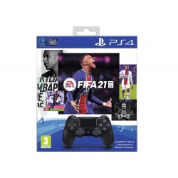 Sony EA Sports FIFA 21 (Game CD) + DUALSHOCK Wireless Controller + FUT 21 Voucher + PS Plus 14-day Free Trial Voucher, Playstation 4