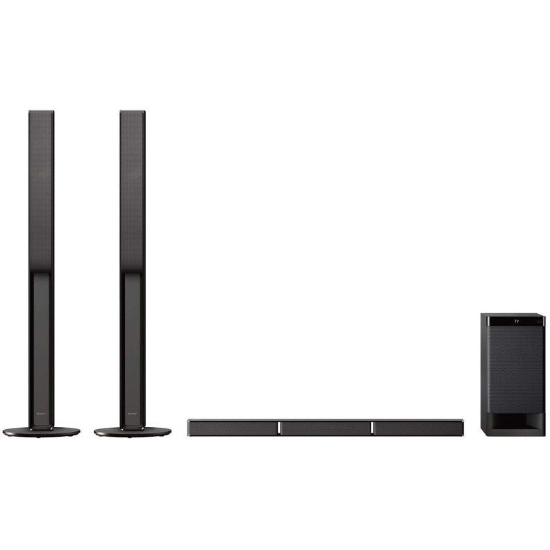 Sony HT-RT40 Real 5.1ch Dolby Audio Soundbar for TV with Tall boy Rear Speaker & Subwoofer, 5.1ch Home Theatre System (600W, Bluetooth Connectivity,HDMI & Optical Connectitvity, USB Playback) (Refurbished)