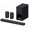 Sony HT-S20R Real 5.1ch Dolby Digital Soundbar for TV with subwoofer and Compact Rear Speakers, Home Theatre System