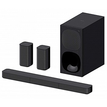 Sony HT-S20R Real 5.1ch Dolby Digital Soundbar for TV with subwoofer and Compact Rear Speakers, Home Theatre System