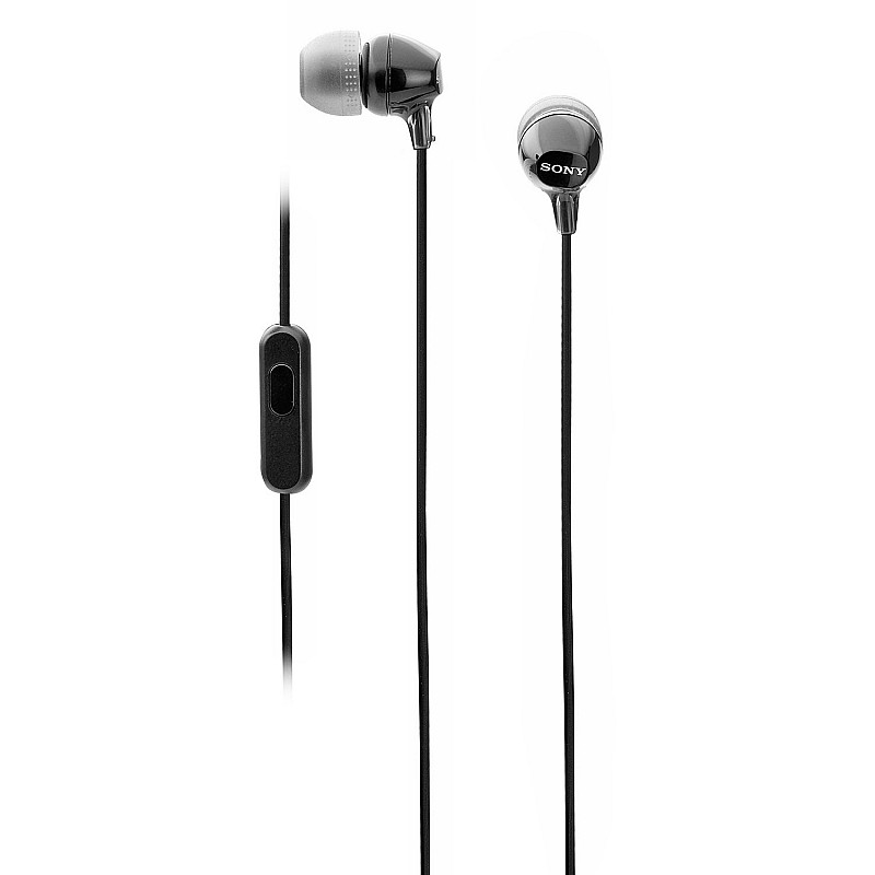 Sony MDR-EX14AP Wired in Ear Headphone with Mic Black