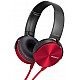 Sony MDR-XB450 On-Ear EXTRA BASS Headphones (Red)