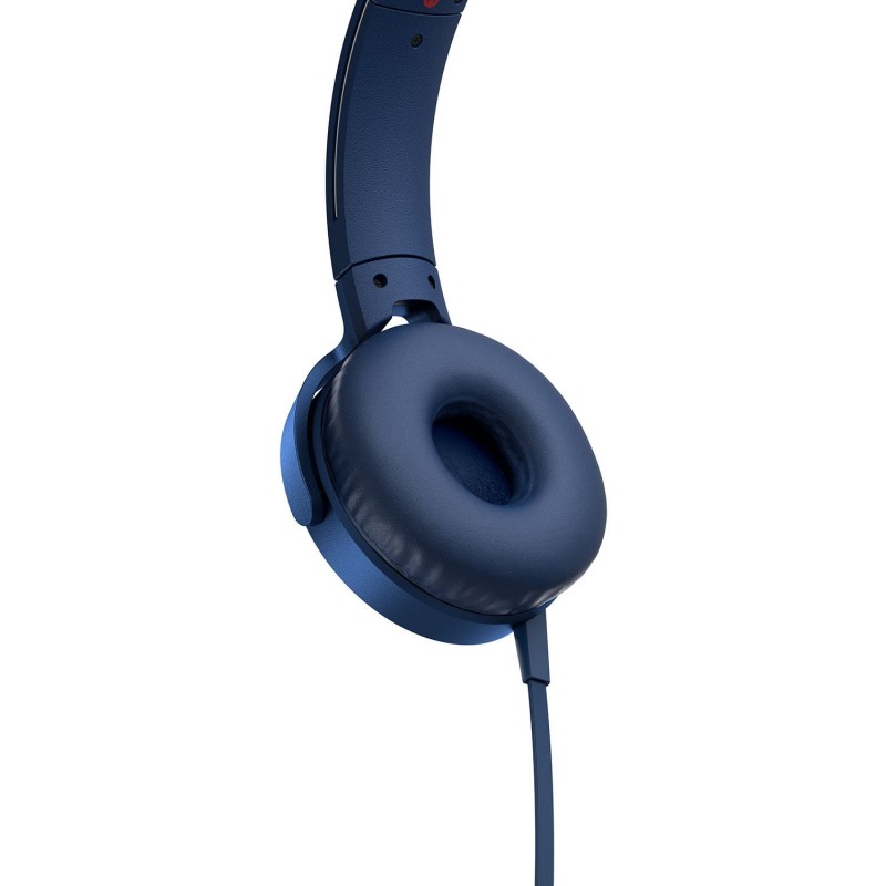 Sony MDR-XB550AP Wired Extra Bass On-Ear Headphones (Blue)