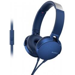 Sony MDR-XB550AP Wired Extra Bass On-Ear Headphones (Blue)