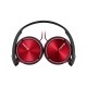 Sony MDR-ZX310AP On Ear Headphones With Mic (Red)