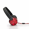 Sony MDR-ZX310AP On Ear Headphones With Mic (Red)