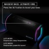 Sony New Launch ULT Field 5 Bluetooth Wireless Speaker with Massive Bass|360° Party Light|25hrs Playtime|IP67|Shoulder Strap|Quick Charge|Built in Powerbank|Party Connect(SRS-ULT50)-Black