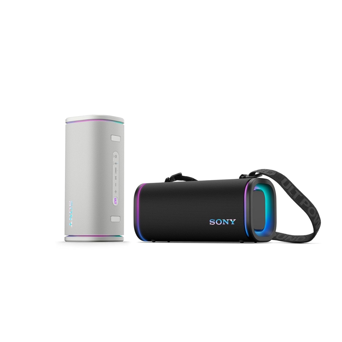 Sony New Launch ULT Field 5 Bluetooth Wireless Speaker with Massive Bass|360° Party Light|25hrs Playtime|IP67|Shoulder Strap|Quick Charge|Built in Powerbank|Party Connect(SRS-ULT50)-Black