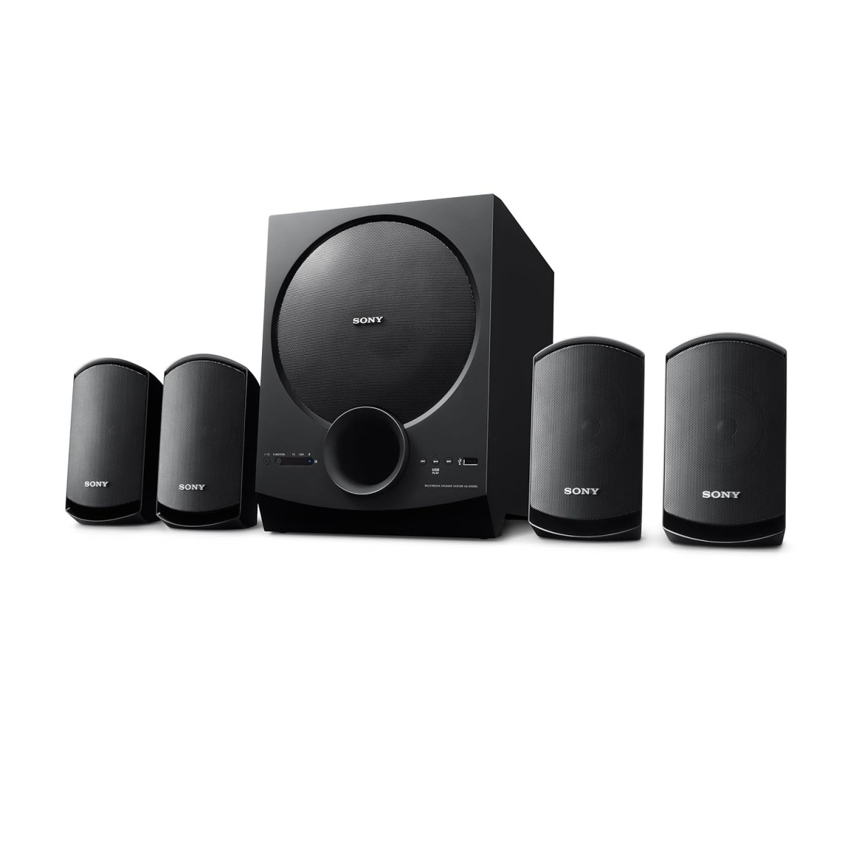 Sony SA-D40M2 All in One 4.1ch Home Theatre System with 100W Power Output and Powerful Subwoofer – Black