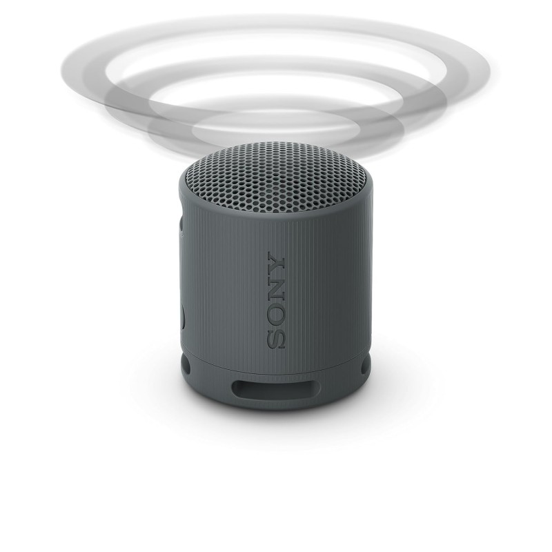 Sony SRS-XB100 Wireless Bluetooth Portable Lightweight Super-Compact Travel Speaker, Extra-Durable IP67 Waterproof & Dustproof, 16 Hrs Batt, Versatile Strap, Extra Bass & Hands-Free Calling-Blue