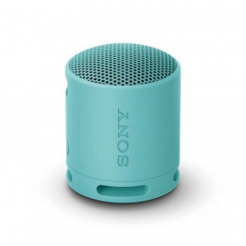 Sony SRS-XB100 Wireless Bluetooth Portable Lightweight Super-Compact Travel Speaker, Extra-Durable IP67 Waterproof & Dustproof, 16 Hrs Batt, Versatile Strap, Extra Bass & Hands-Free Calling-Blue