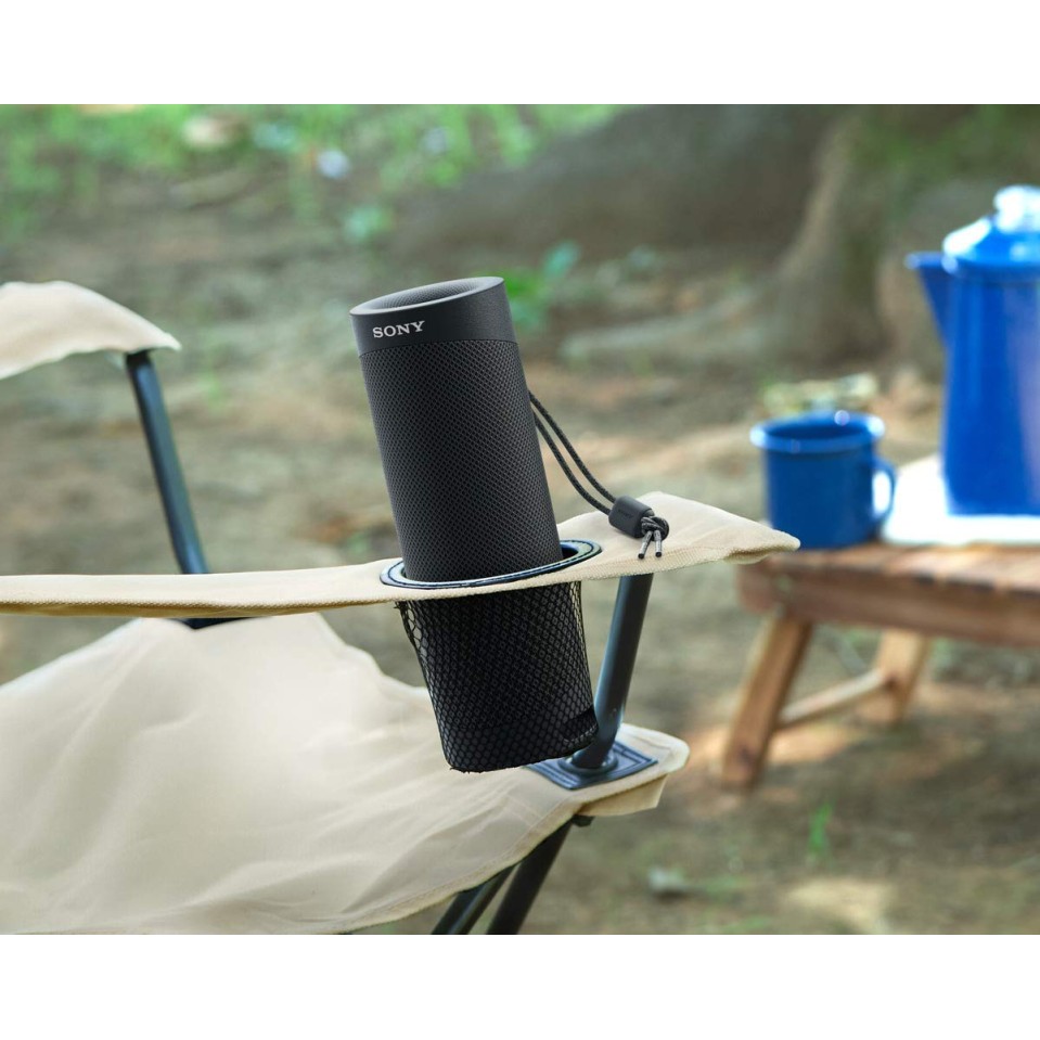 Sony SRS-XB23 Wireless Extra Bass Bluetooth Speaker with 12 Hours Battery, Party Connect, Waterproof IPX67, Dustproof, Rustproof, Shockproof Speaker with Mic, Loud Audio for Phone Calls/WFH (Black)