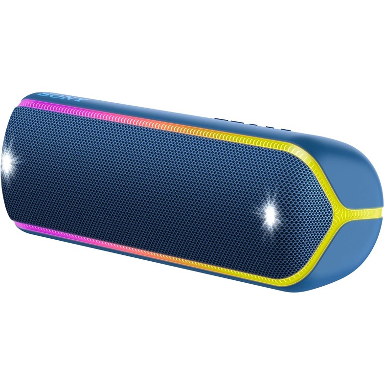 Sony SRS-XB32 Wireless Extra Bass Bluetooth Speaker with 24 Hours Battery Life, Party Chain, Party Light