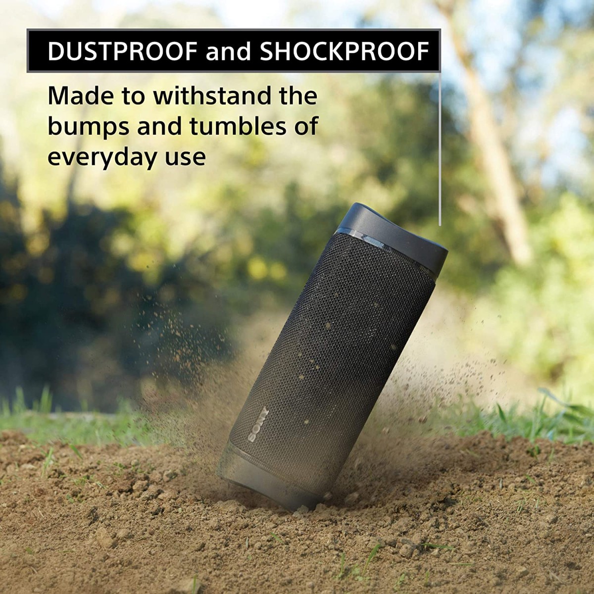 Sony SRS-XB33 Wireless Extra Bass Bluetooth Speaker with 24 hrs Battery, Party Lights, Party Connect, Waterproof IPX67