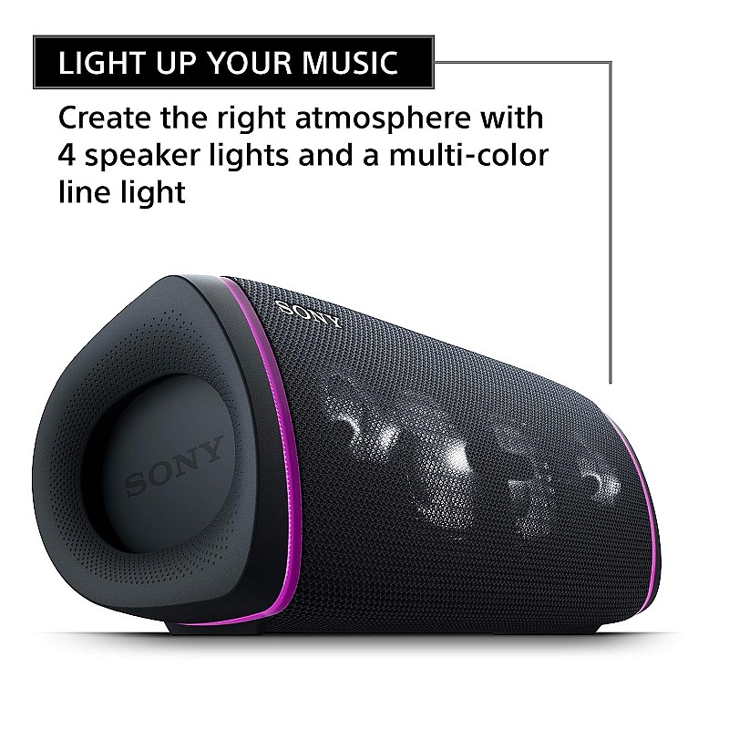 Sony SRS-XB43 Wireless Extra Bass Bluetooth Speaker with 24 hrs Battery, Speaker with Mic