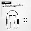 Sony WI-C100 Wireless Headphones 25 Hrs Battery, DSEE-Upscale,  (Black)