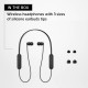 Sony WI-C100 Wireless Headphones 25 Hrs Battery, DSEE-Upscale,  (Black)