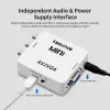 Sounce AV RCA to VGA Adapter Audio Video Converter,Composite AV to VGA 3.5mm TV Video Playing Adapter 1080p with USB Power Cable VCD DVD Projector TV Set Top Box