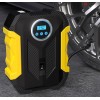 Sounce Portable Digital Heavy Air Compressor Rapid Super-fast Auto Tire Pump with Emergency Lighting LED and Long Cable for Car, SUV, Motorcycle, Car Tyre, Basketball Inflator DC 12V (Yellow Black)