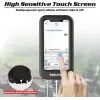 Sounce Waterproof Bike Mobile Phone Holder for Handlebar – 360° Rotation, Sensitive Touch Screen, IPX6 Waterproof Case for Smartphones 4.7–7.2, Compatible with iPhone, Samsung, and All Phones