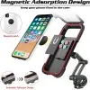 Sounce Waterproof Bike Mobile Phone Holder for Handlebar – 360° Rotation, Sensitive Touch Screen, IPX6 Waterproof Case for Smartphones 4.7–7.2, Compatible with iPhone, Samsung, and All Phones