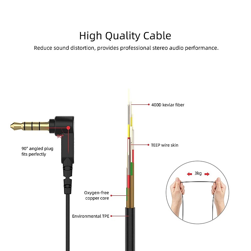 Soundmagic ES30C Earphones Ear Headphones - Black