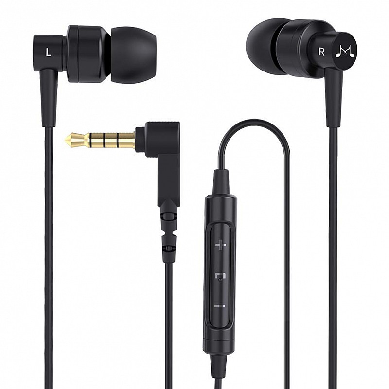 Soundmagic ES30C Earphones Ear Headphones - Black