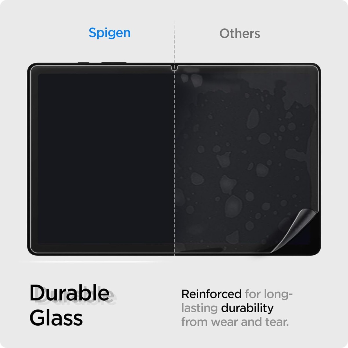 Spigen Glas.tR Slim Tempered Glass Screen Protector Guard for Samsung Galaxy Tab A9 Plus - 1 Pack