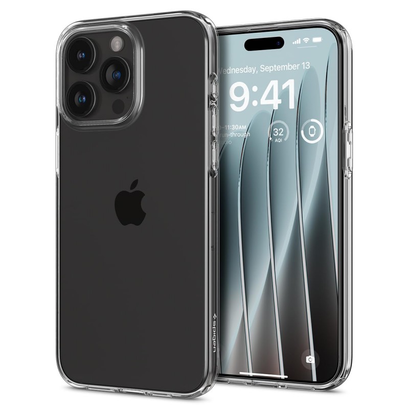 Spigen Liquid Crystal Back Cover Case Compatible with iPhone 15 Pro (TPU | Crystal Clear) Spigen Liquid Crystal Back Cover Case Compatible with iPhone 15 Pro (TPU | Crystal Clear)