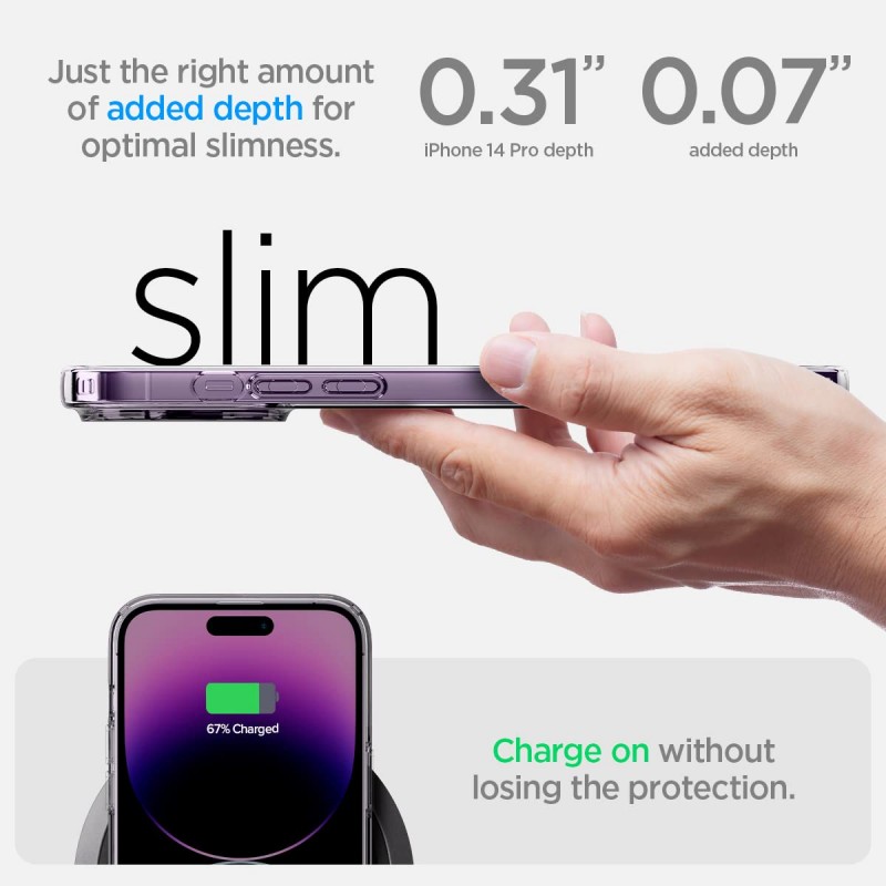 Spigen Liquid Crystal Cover Compatible with iPhone 14 Pro (Crystal Clear) Spigen Liquid Crystal Cover Compatible with iPhone 14 Pro (Crystal Clear)