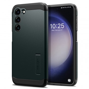Spigen Tough Armor for Samsung Galaxy S23+ Case, Galaxy S23 Plus Back Cover (2023) - Abyss Green